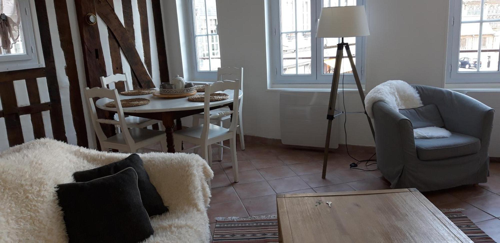 Apartament Le Petit Honfleur Zewnętrze zdjęcie